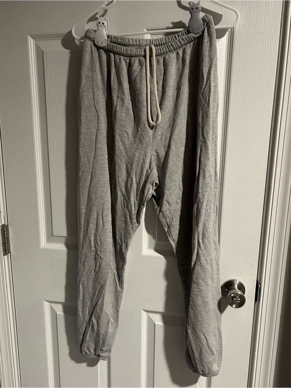 Grey Jogger Drawstring Sweatpants